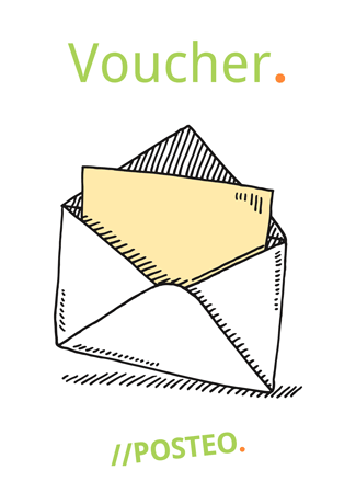 Voucher in white variant 3