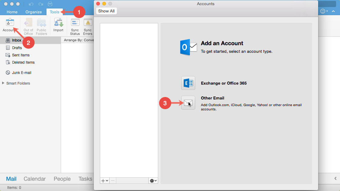 microsoft office exchange for mac