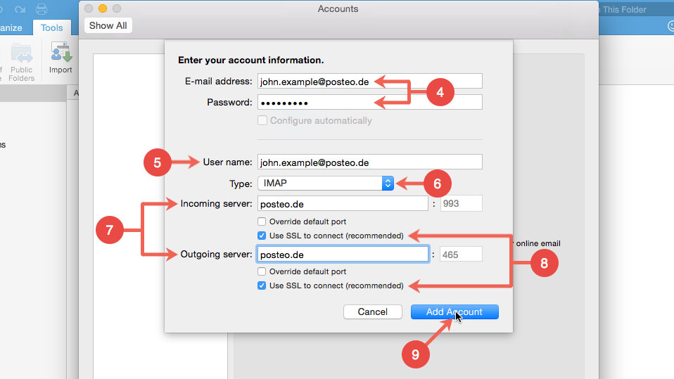 add office 365 account to outlook for mac